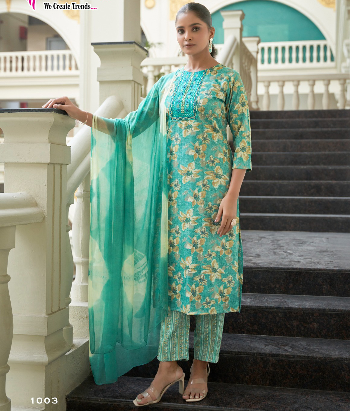 Mystic 9 Padma Vol 1 Foil Printed Wholesale Readymade Salwar Suit Catalog