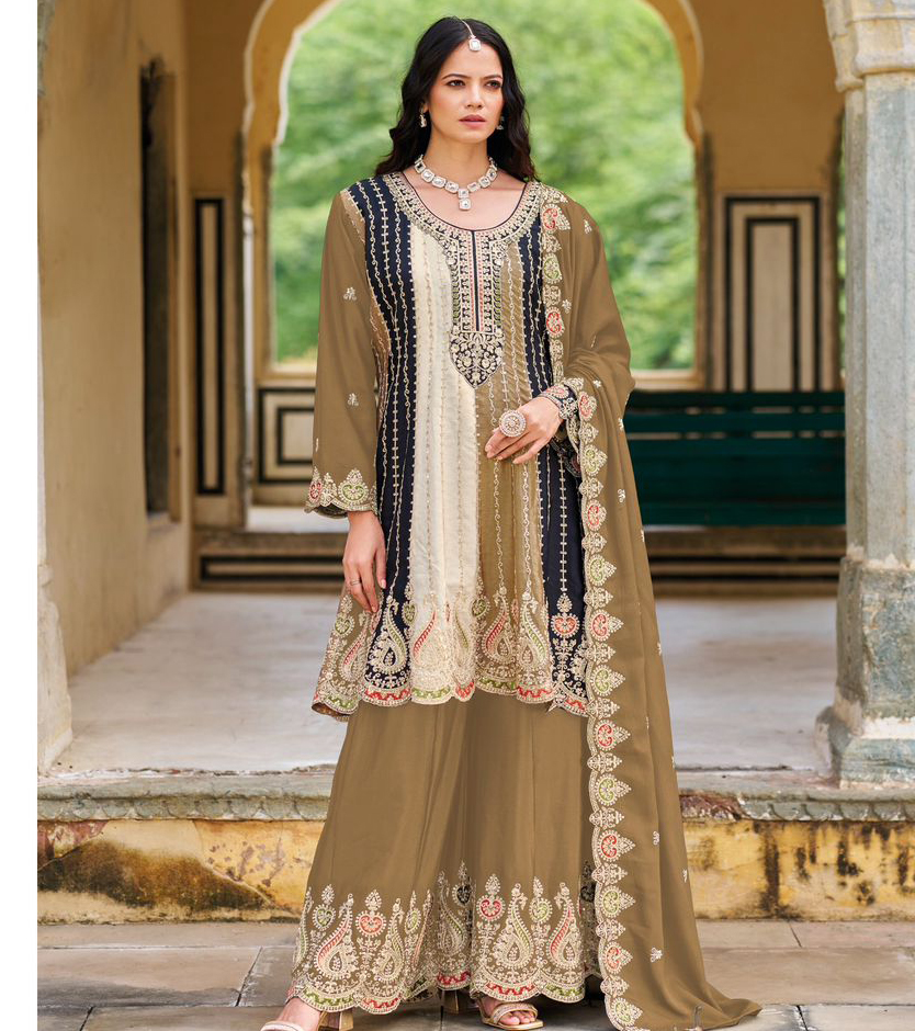 Your Choice Orra 5 Chinon Wholesale Designer Readymade Salwar Suit Catalog