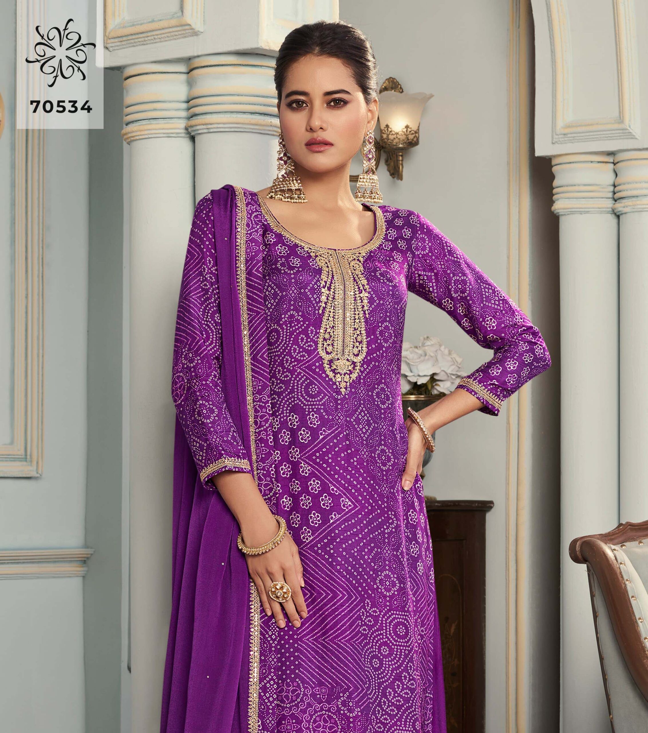 Vinay Kuleesh Stuti Silk Wholesale Designer Salwar Suit Catalog