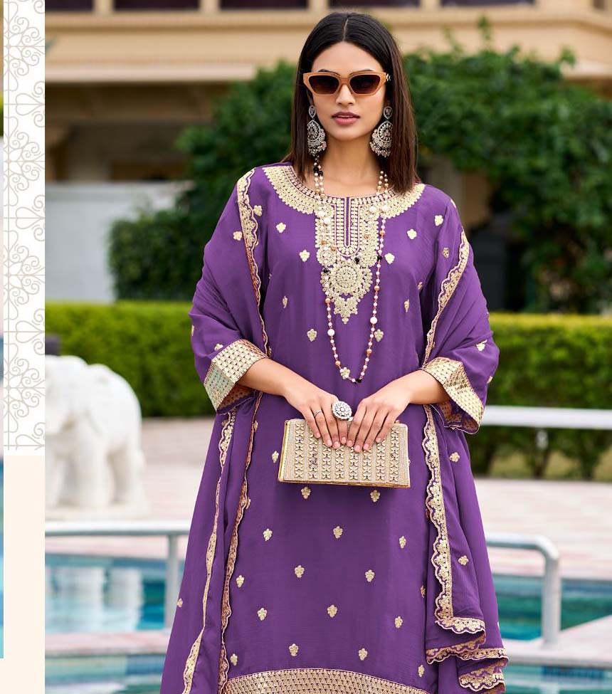 Shree K 5265 Chinon Wholesale Pakistani Readymade Salwar Suit Catalog