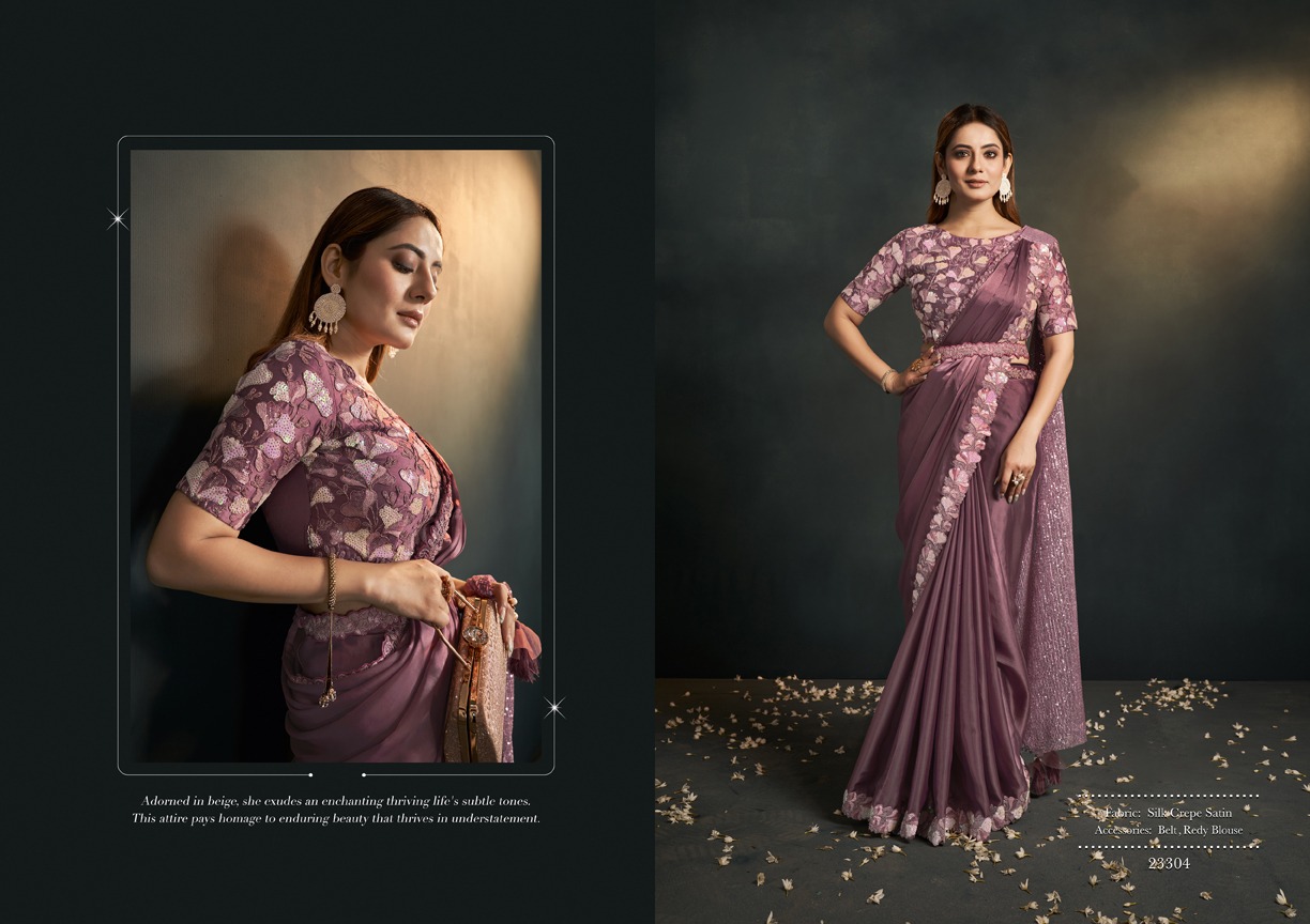 Mahotsav Mohmanthan Exotica 23304 Crepe Satin Silk Wholesale Designer Sarees Catalog - Image 2
