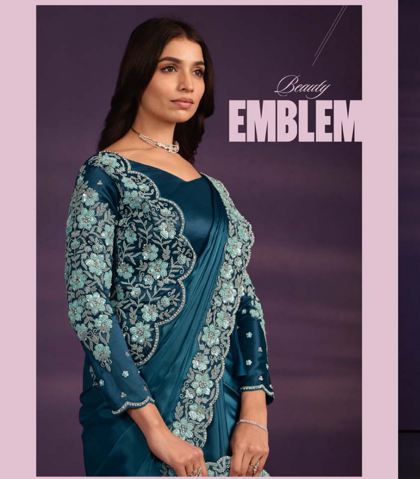 Mahotsav Mohmanthan Exotica 23805 Crepe Satin Silk Wholesale Designer Ready To Wear Sarees Catalog