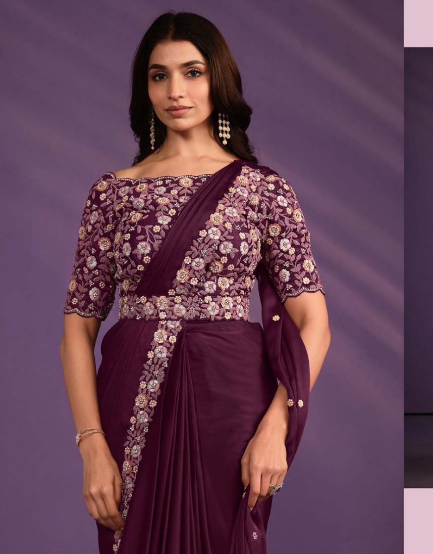 Mahotsav Mohmanthan Exotica 23812 Crepe Satin Silk Wholesale Designer Ready To Wear Sarees Catalog