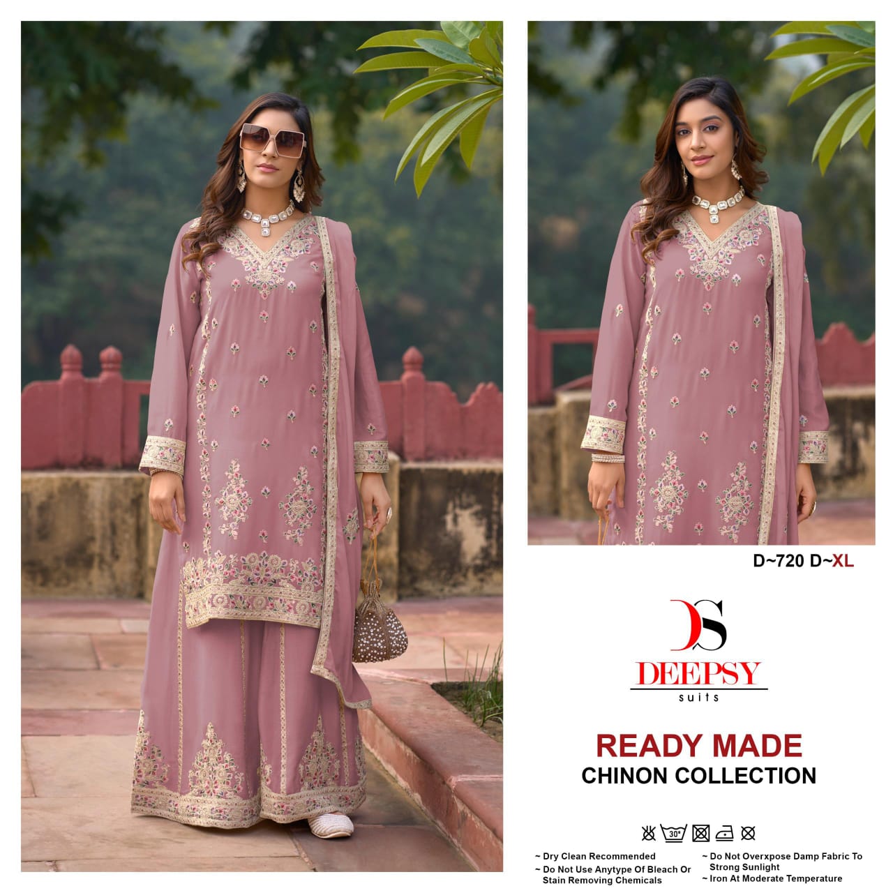 Deepsy D 720 Chinon Wholesale Pakistani Readymade Salwar Suit Catalog - Image 2