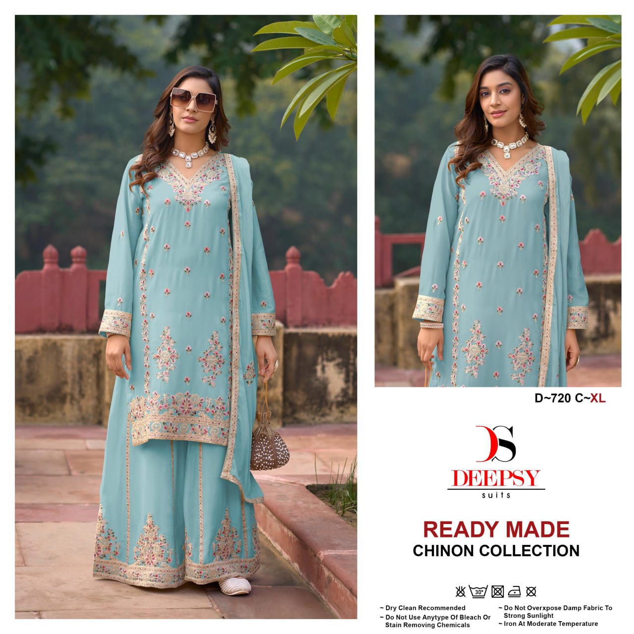 Deepsy D 720 Chinon Wholesale Pakistani Readymade Salwar Suit Catalog - Image 4