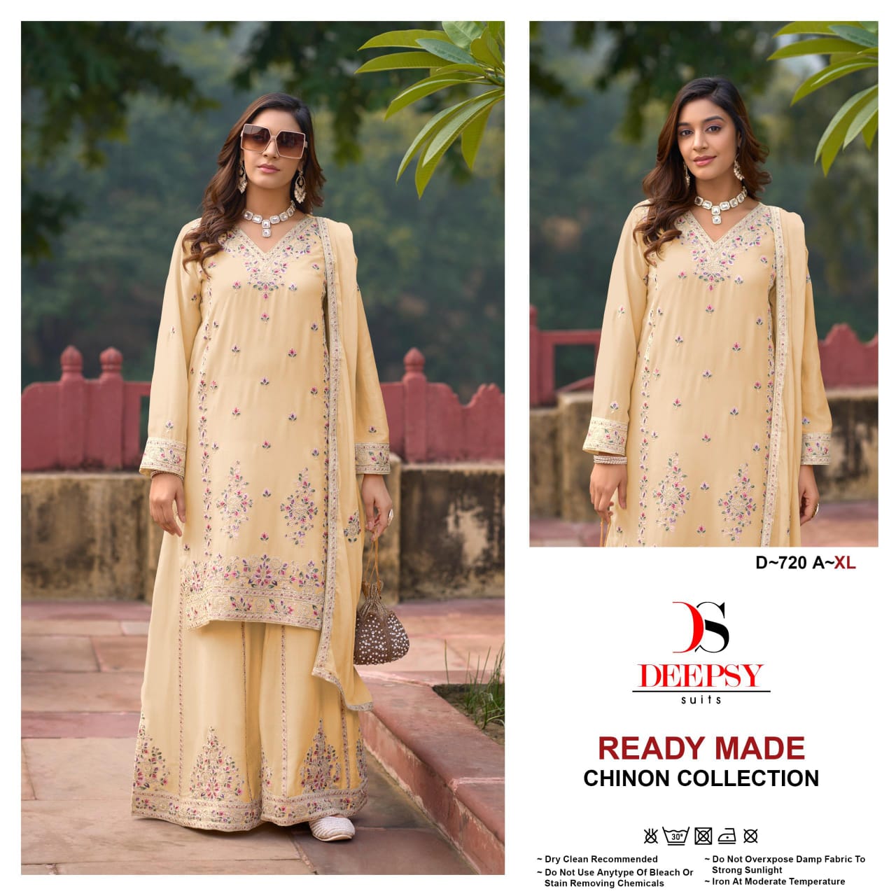 Deepsy D 720 Chinon Wholesale Pakistani Readymade Salwar Suit Catalog - Image 5