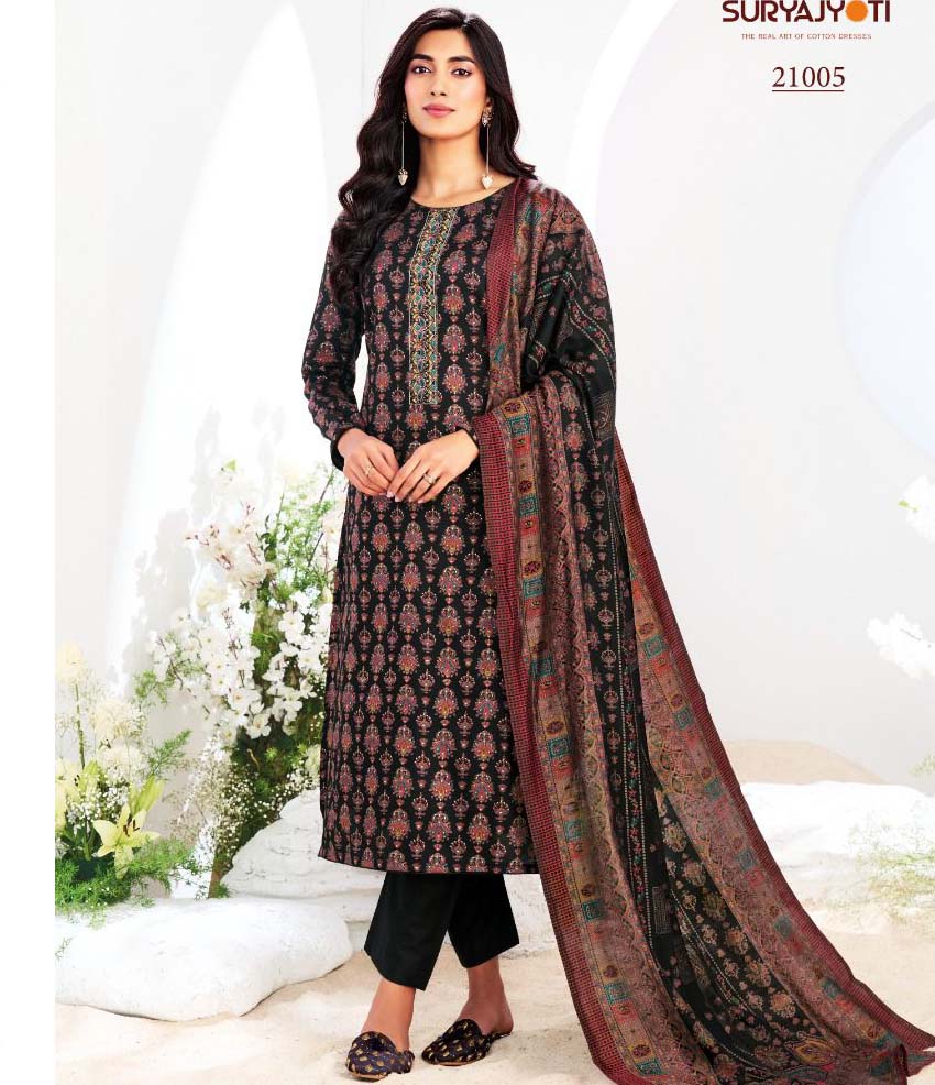 Suryajyoti Kalki Vol 21 Jaam Satin Wholesale Unstitched Salwar Suit Catalog