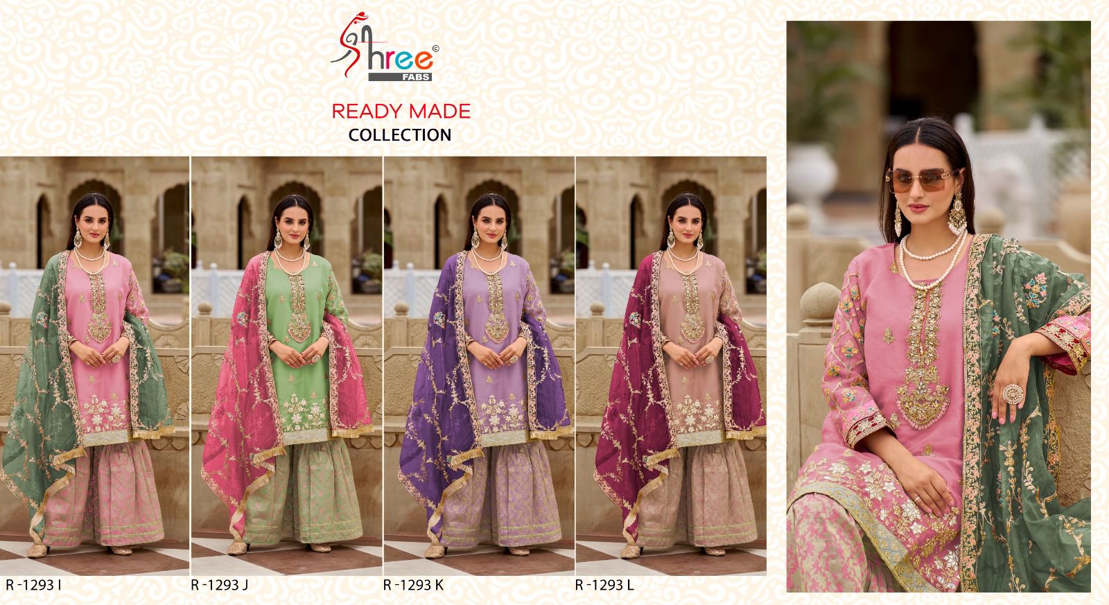 Shree R 1293 Silk Wholesale Pakistani Readymade Salwar Suit Catalog - Image 6