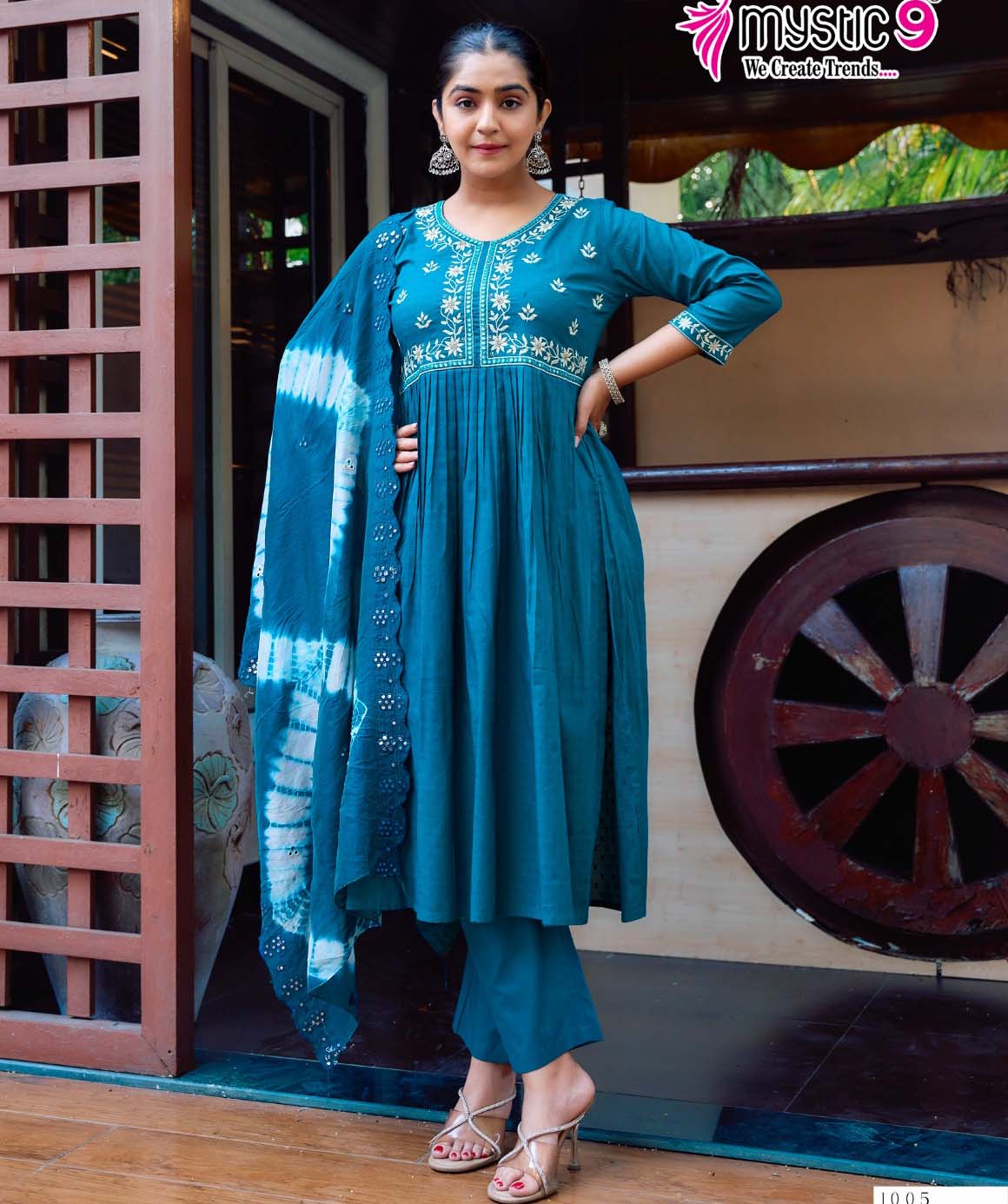 Mystic 9 Bharkha Vol 1 Cotton Dobby Wholesale Readymade Salwar Suit Catalog