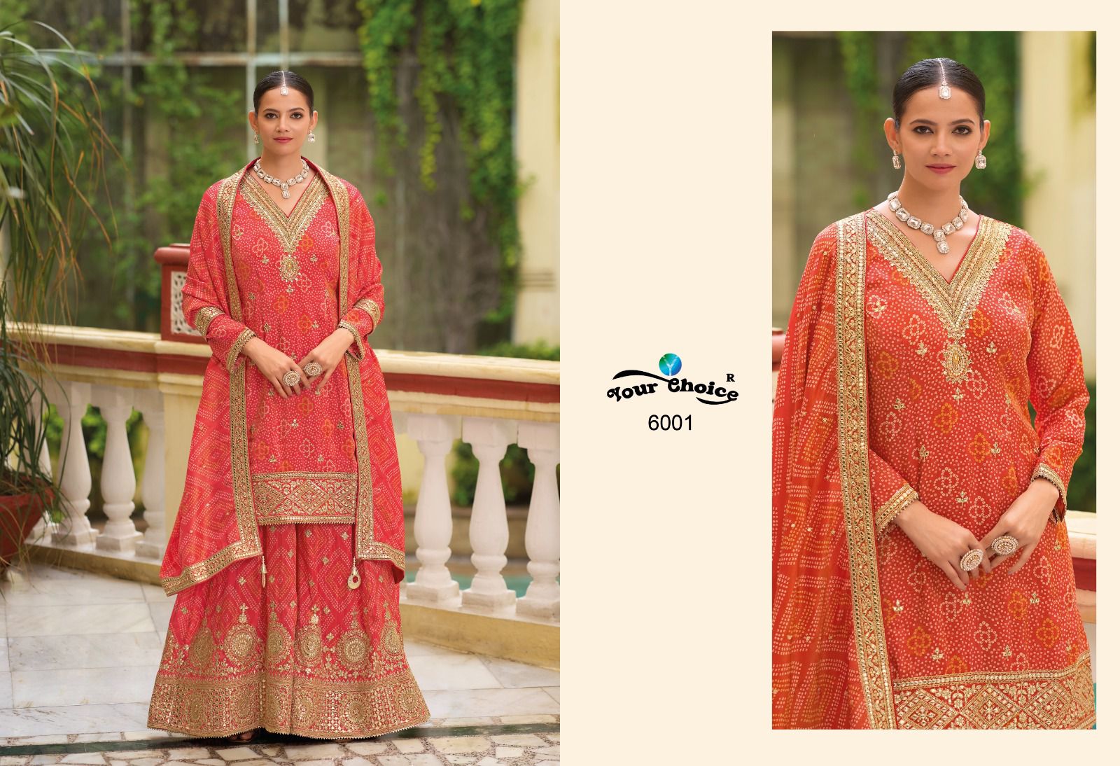 Your Choice Olay Chinon Wholesale Readymade Salwar Suit Catalog - Image 2