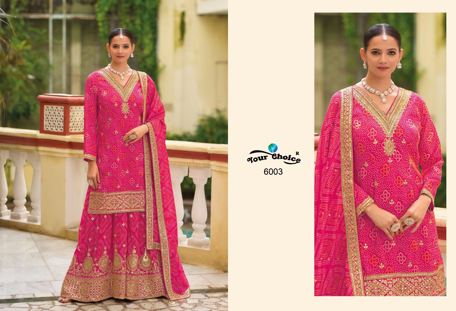 Your Choice Olay Chinon Wholesale Readymade Salwar Suit Catalog - Image 4