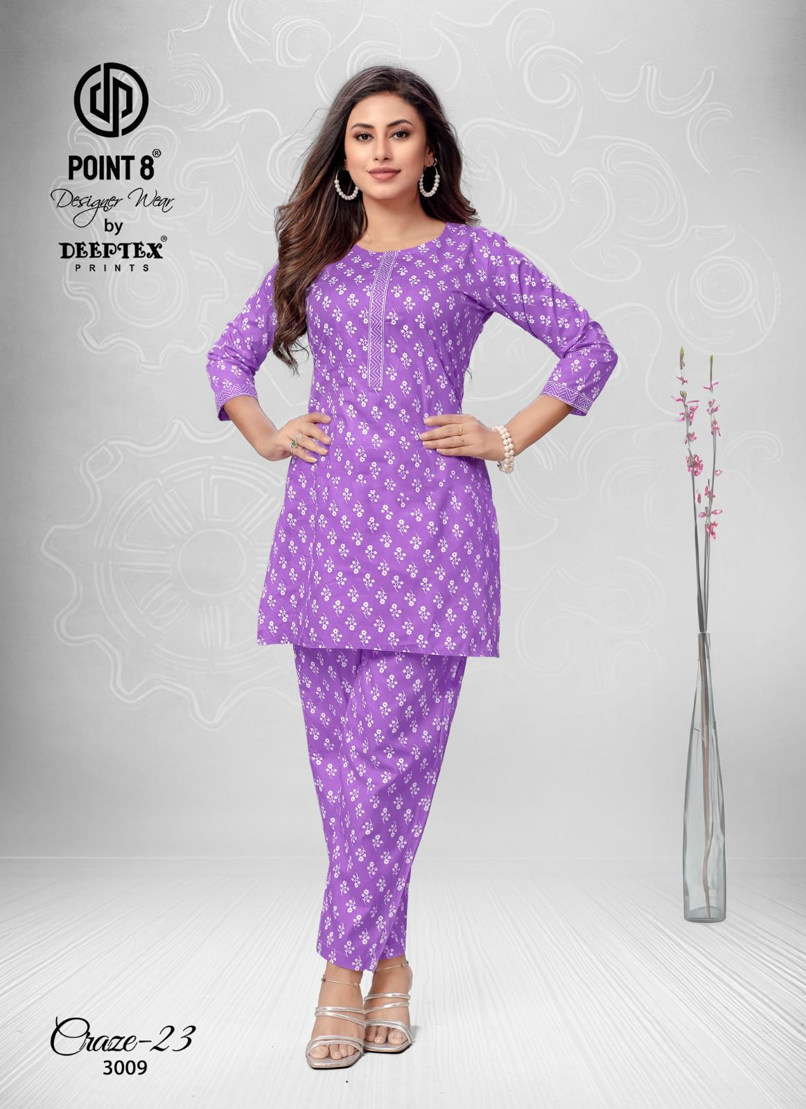 Deeptex Craze23 Vol-3 Cotton Print CO-Ord Set Collection - Image 2