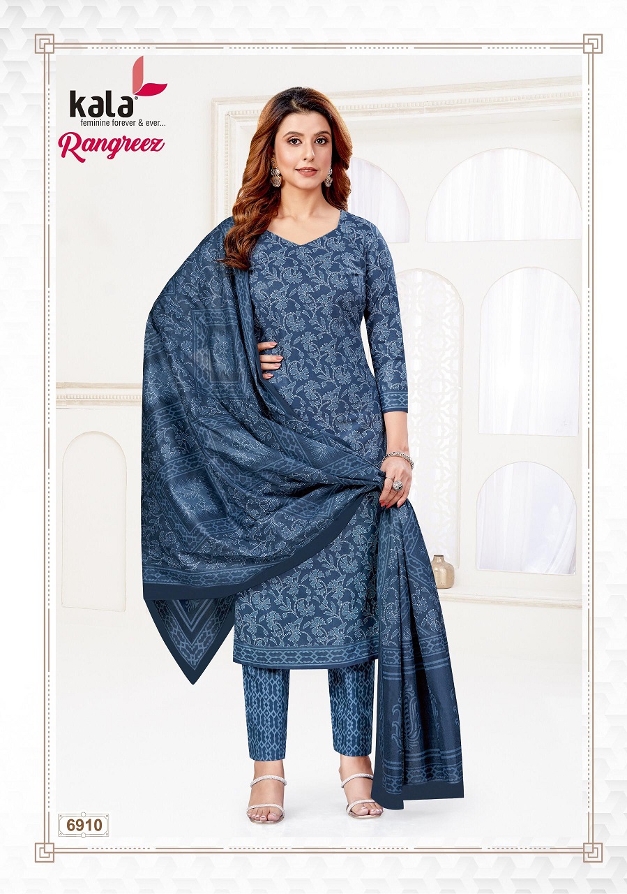 Kala Rangreez Vol-01 Cotton Wholesale Unstitched Dress Material Catalog - Image 10