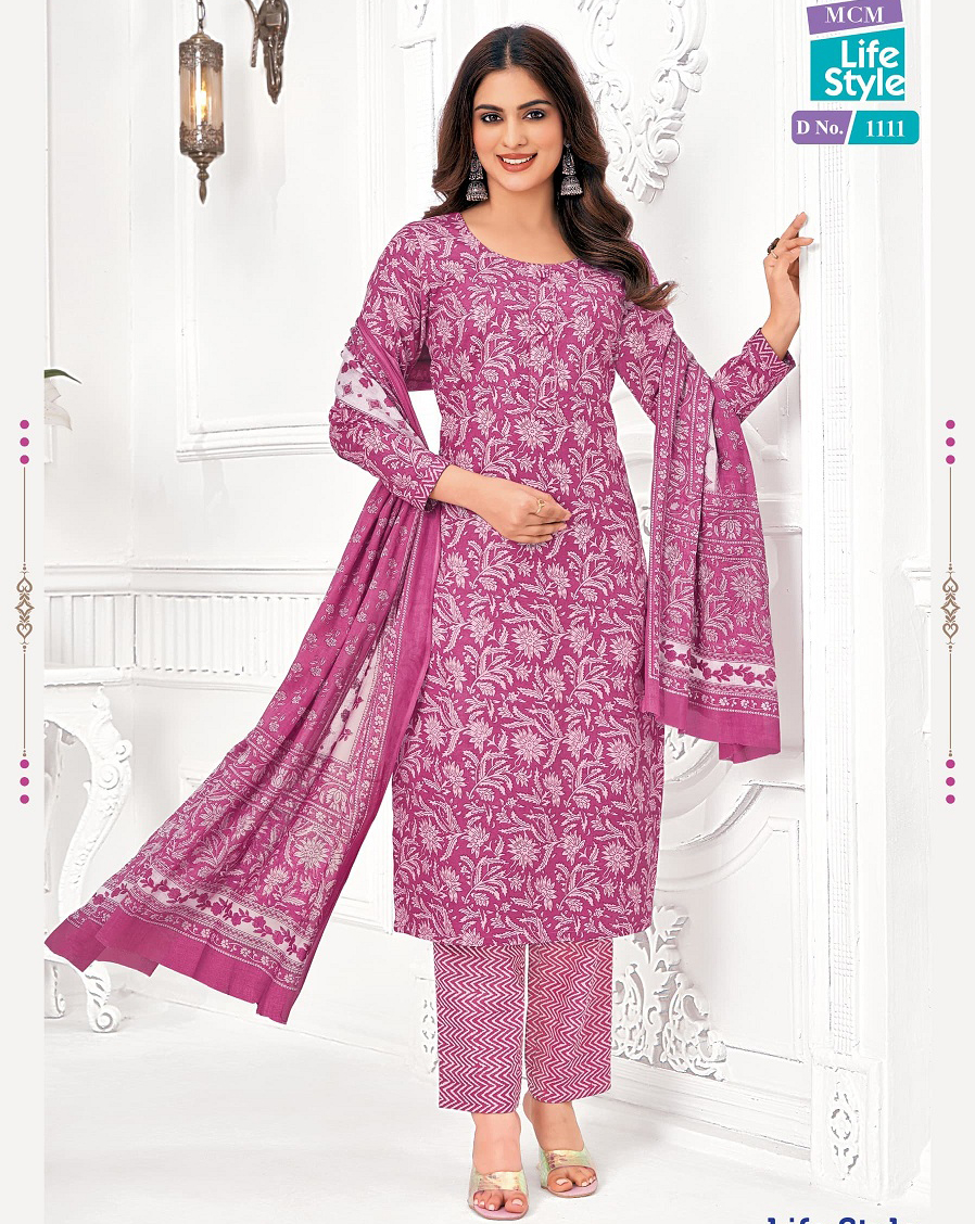 Mcm Lifestyle Vol-11 Cotton Wholesale Readymade Salwar Suit Catalog