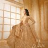Alizeh The White Bride Vol-02 – Premium Net Bridal Lehenga with Intricate Stonework
