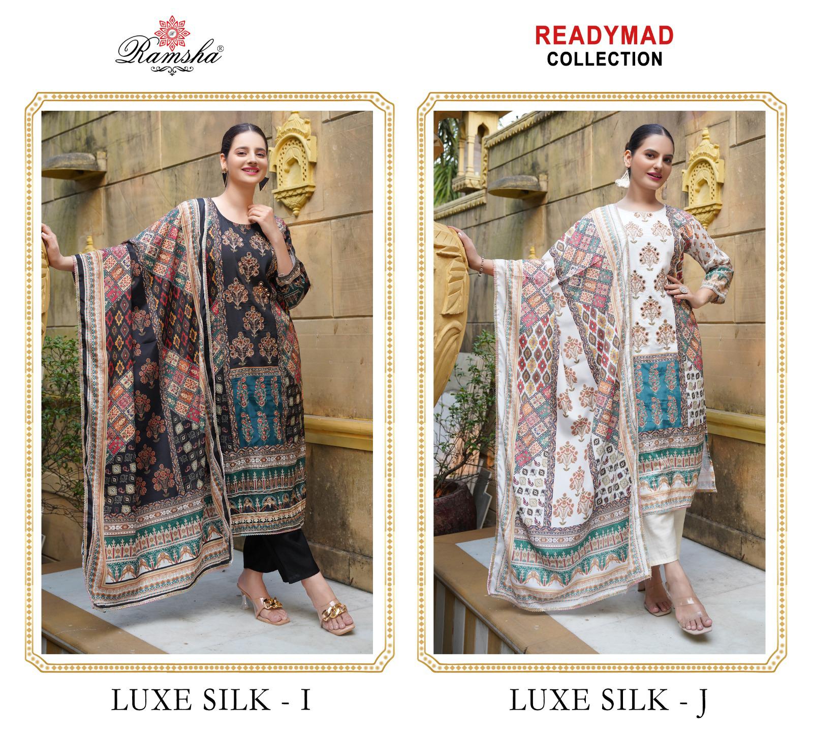Ramsha Luxe Silk I & J Wholesale Readymade Pakistani Salwar Suits. - Image 3