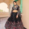 Vardan Ethnic Black Georgette Sequence Work Designer Lehenga Choli Collection (7)