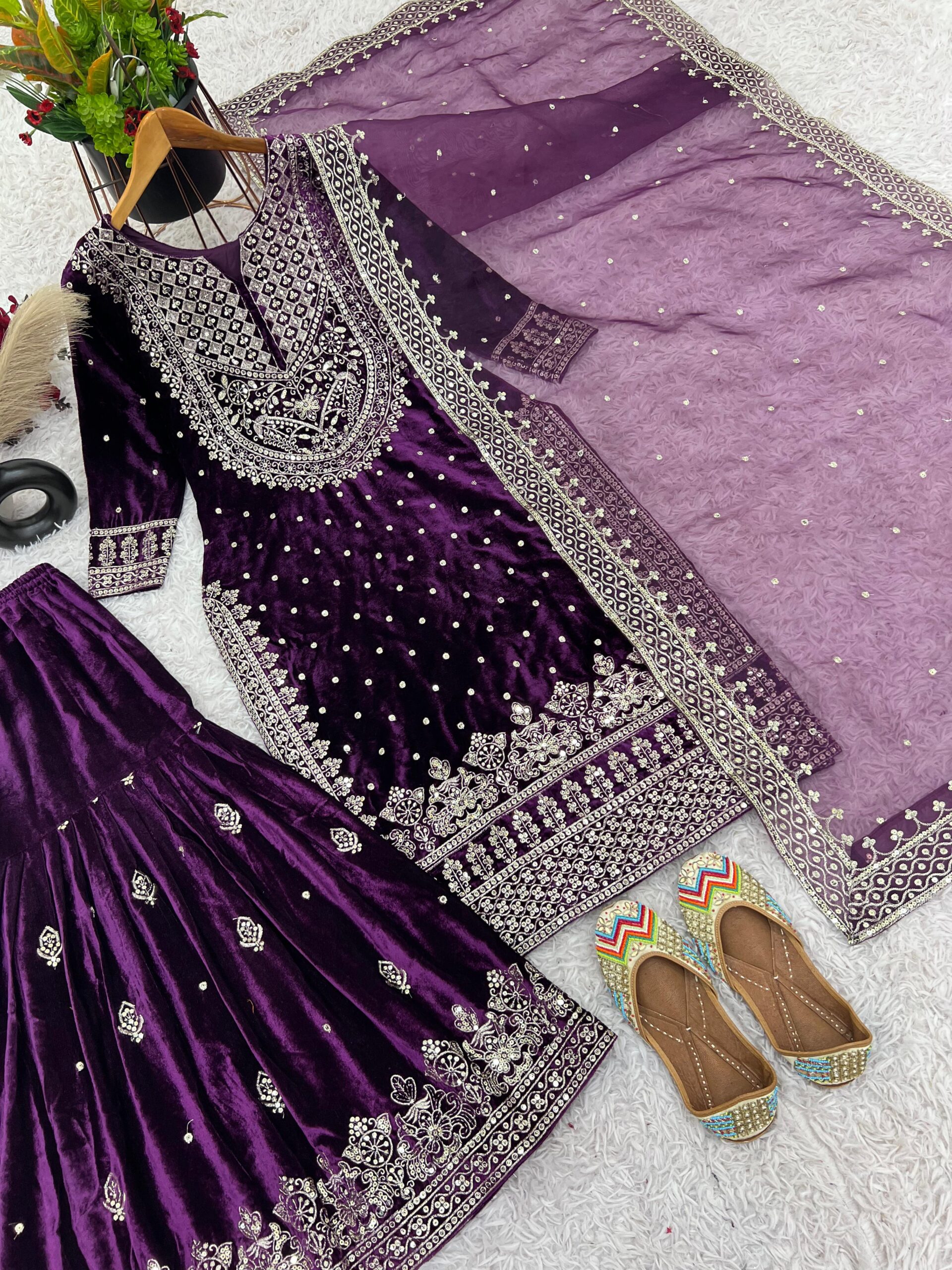 SSR-5001 Viscose Velvet Wholesale Readymade Winter Collection - Image 5