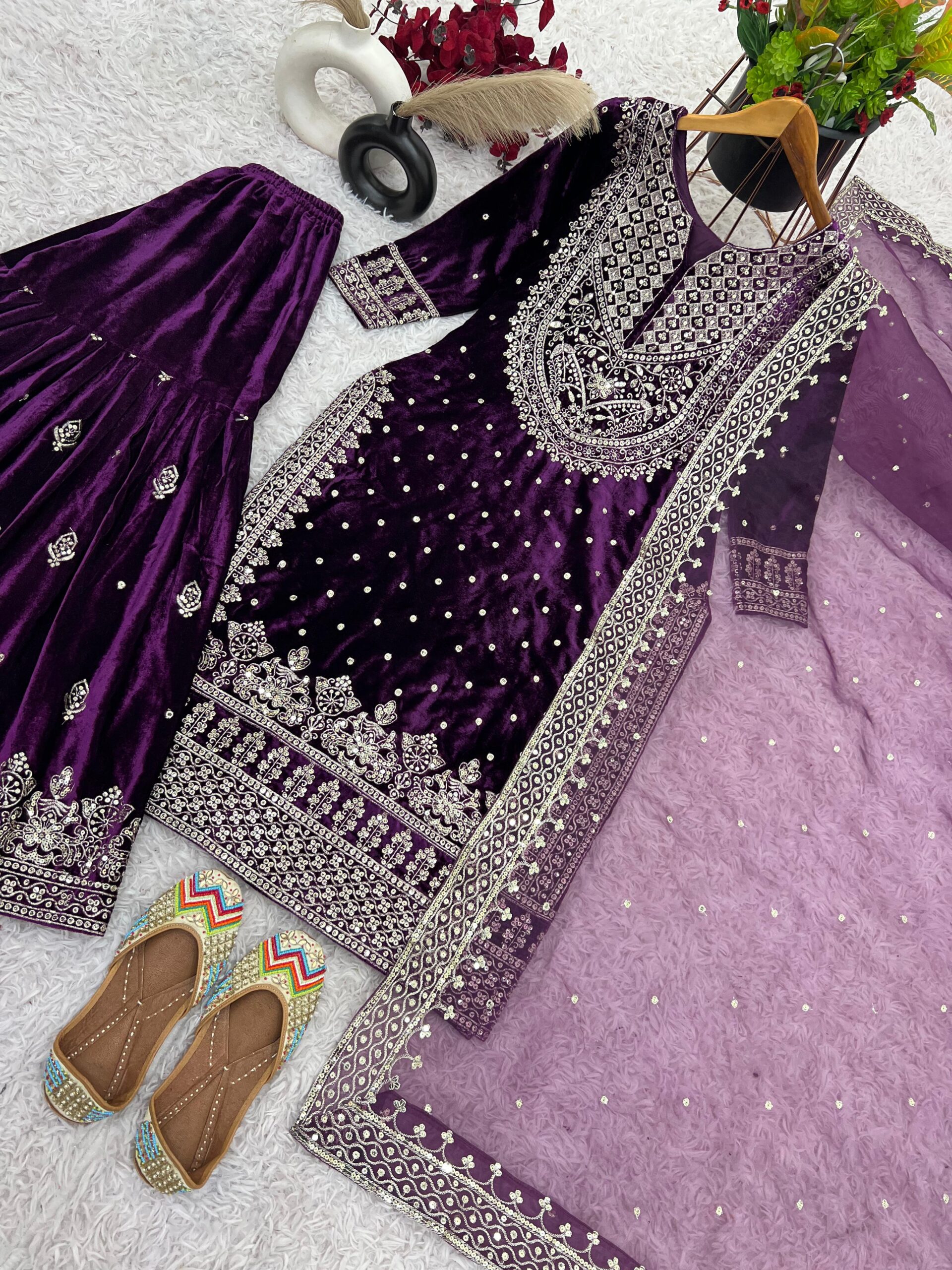 SSR-5001 Viscose Velvet Wholesale Readymade Winter Collection - Image 6