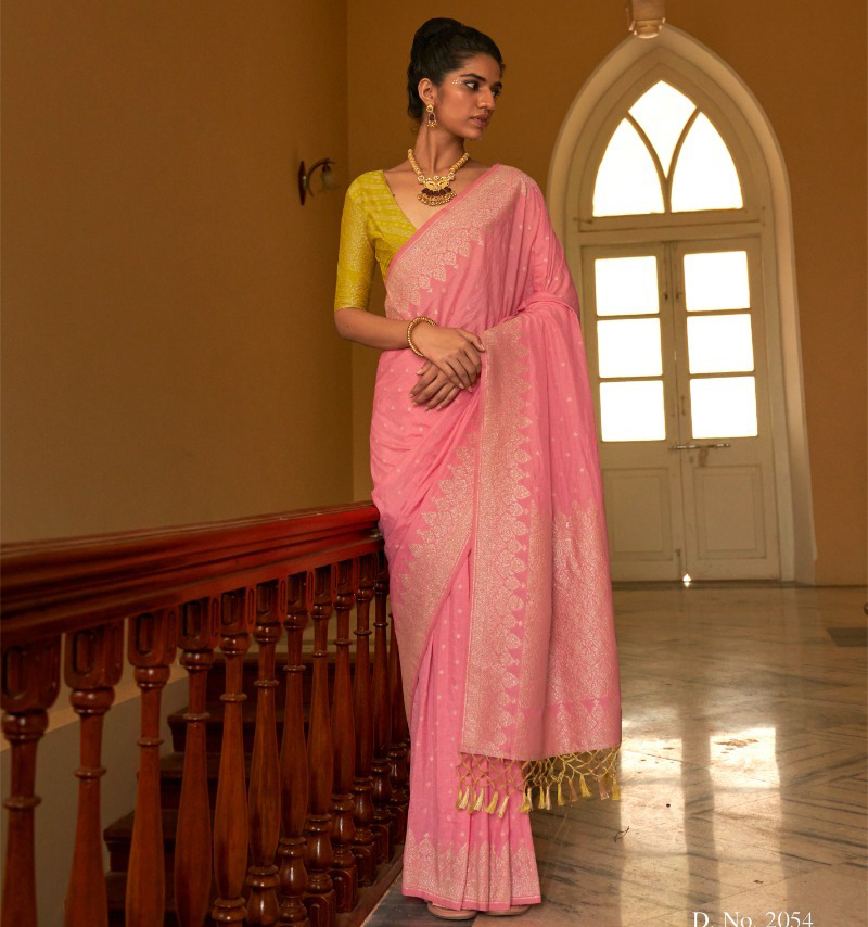 Kimora Tirth Nylon Crape Wholesale Designer Sarees Catalog — Singles, Kimora wholesale from Surat — view 1