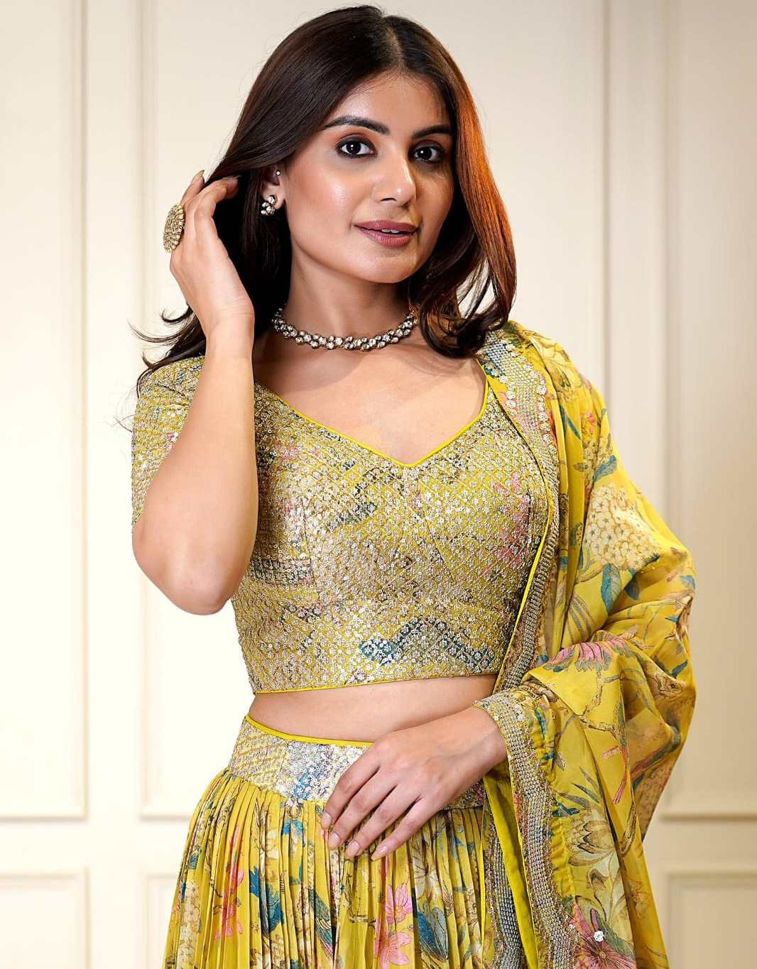 Arya Drs48 Organza Wholesale Fancy Lehenga Catalog