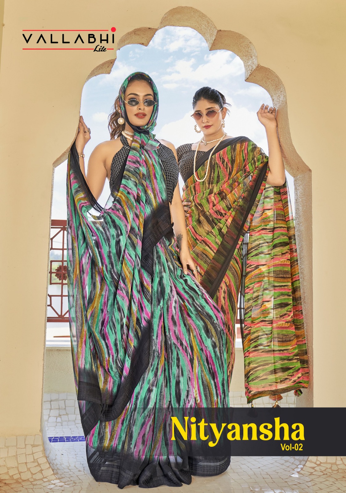 Vallabhi Nityansha 2 Georgette Wholesale Fancy Sarees Catalog