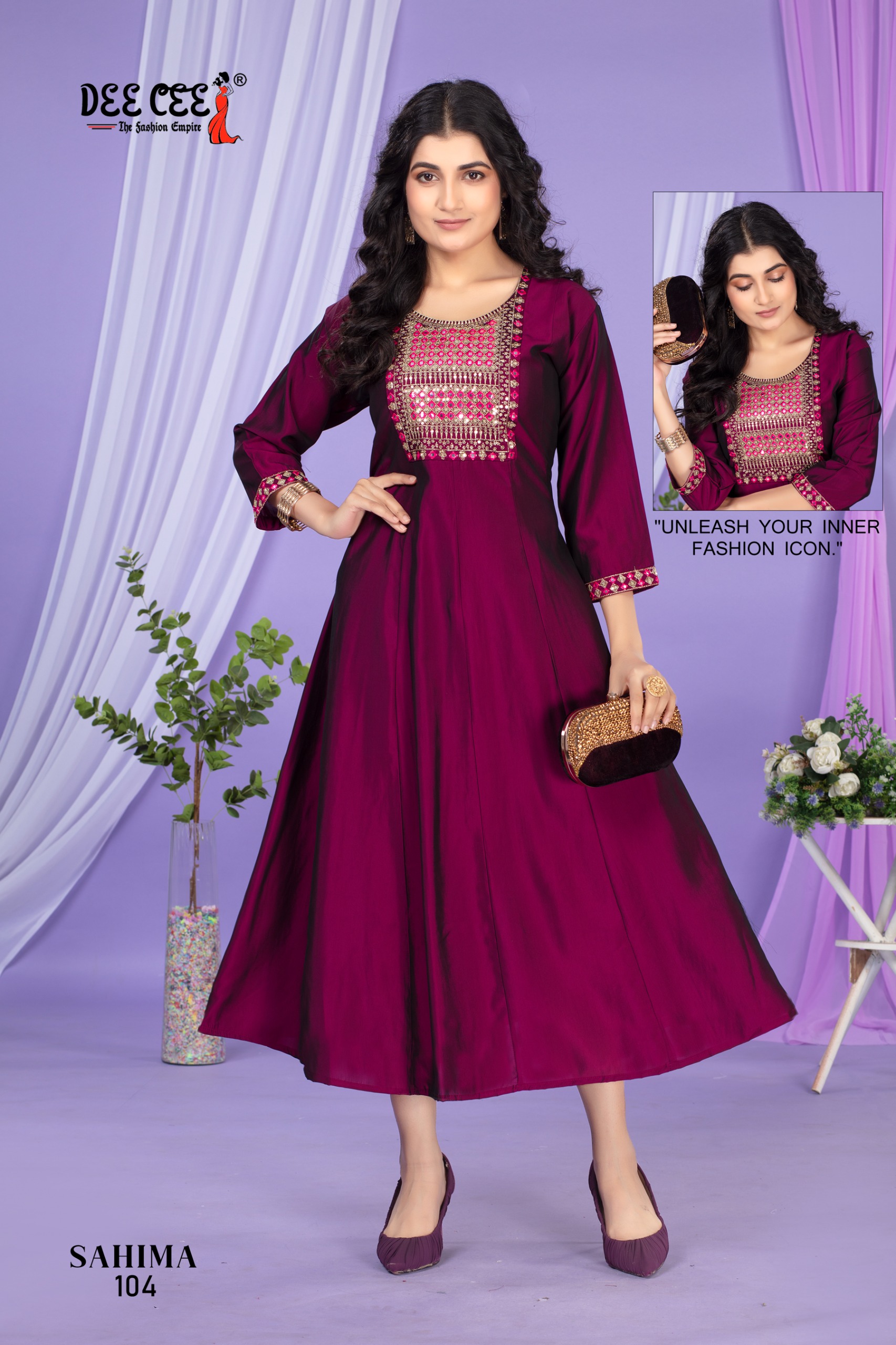 Deecee Sahima Rangila Wholesale Anarkali Kurtis Catalog - Image 4