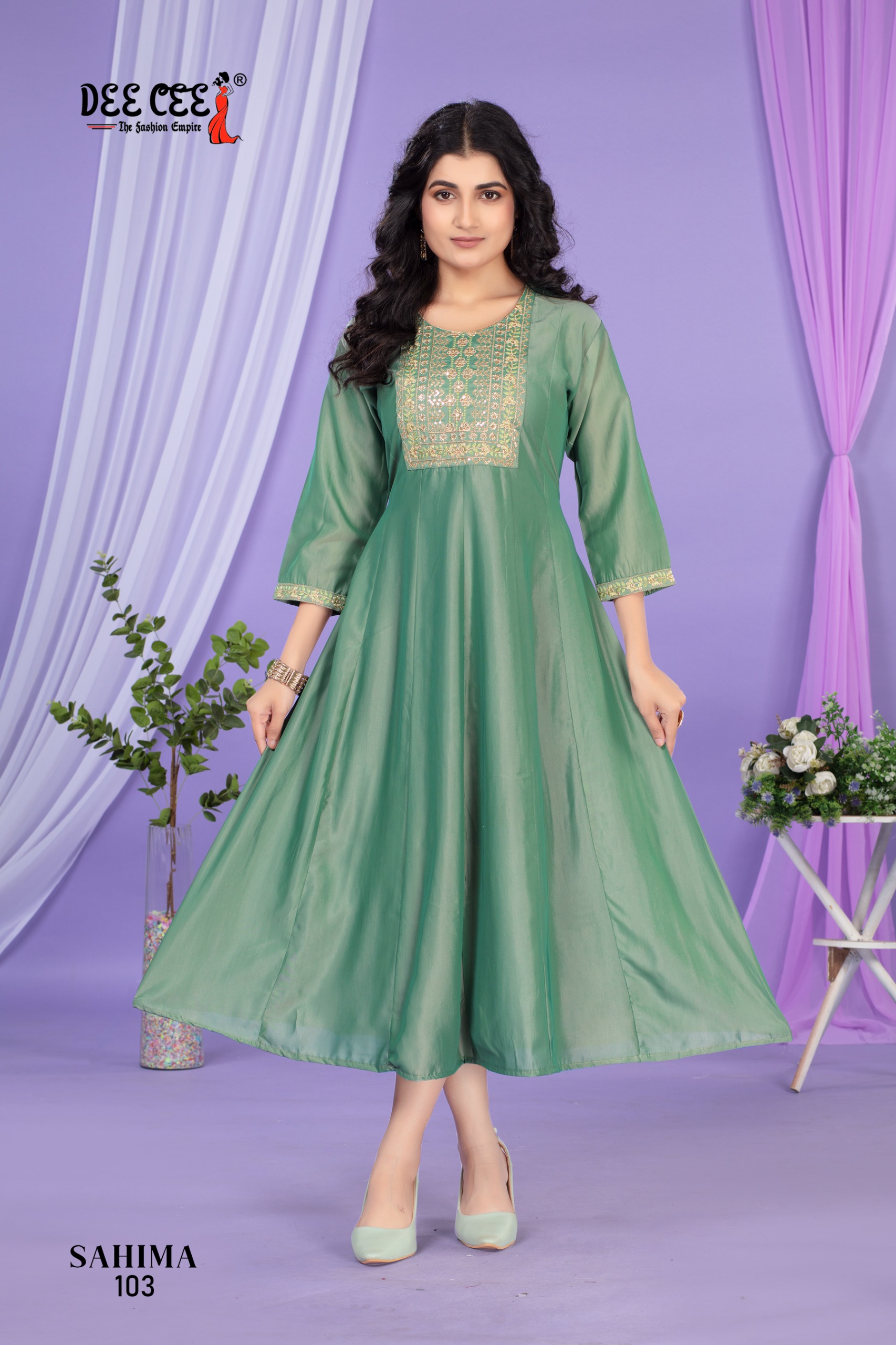 Deecee Sahima Rangila Wholesale Anarkali Kurtis Catalog - Image 5