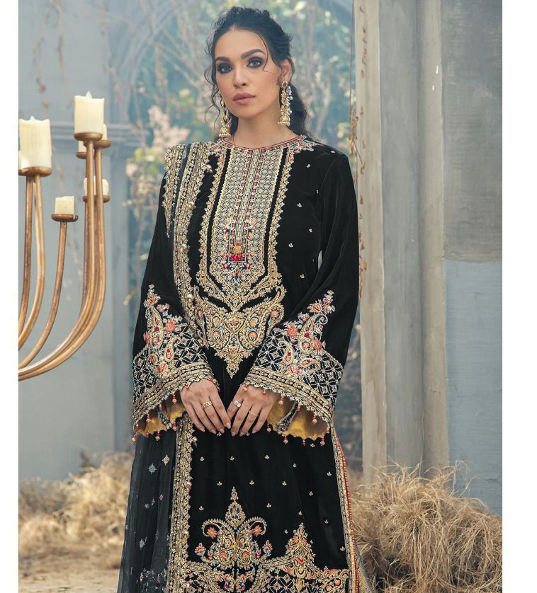 Fepic D 5221 Velvet  Wholesale Pakistani Salwar Suit Catalog