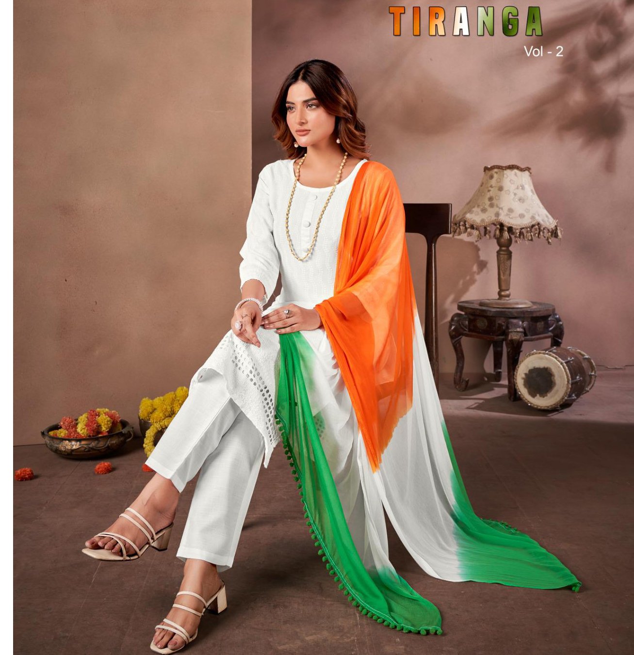 Poonam Designe Tiranga Vol-02 Rayon Wholesale Readymade Salwar Suit Catalog