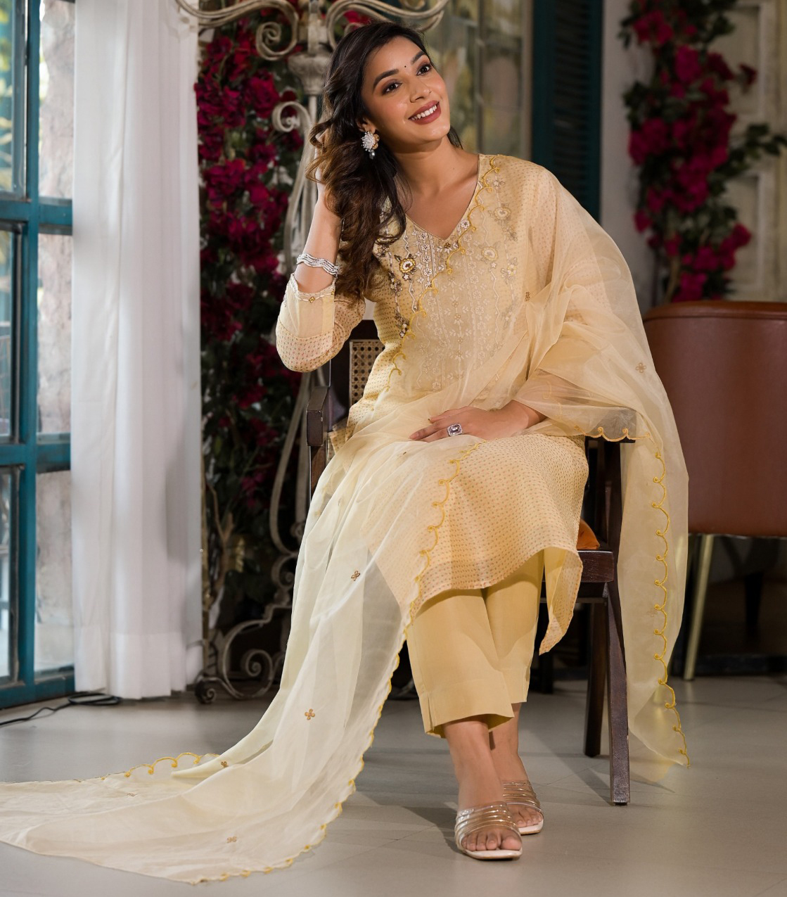 Label Khoj 9607 Chanderi Silk Wholesale Readymade Salwar Suit Catalog