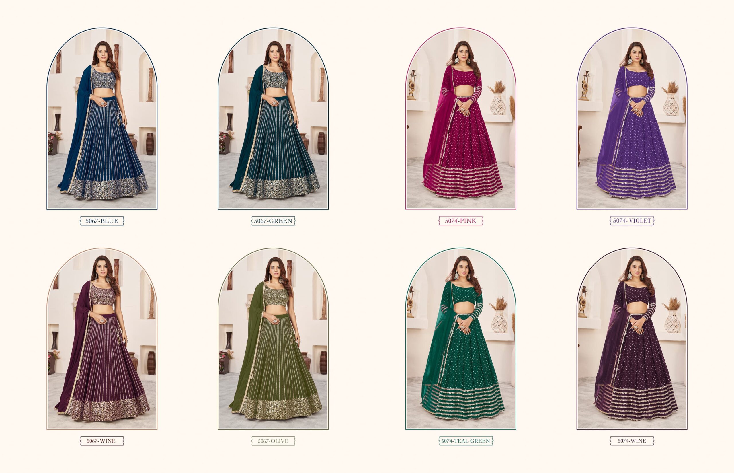 Zeel Clothing Anchal Vol 3 Georgette Wholesale Fancy Lehenga Catalog - Image 10