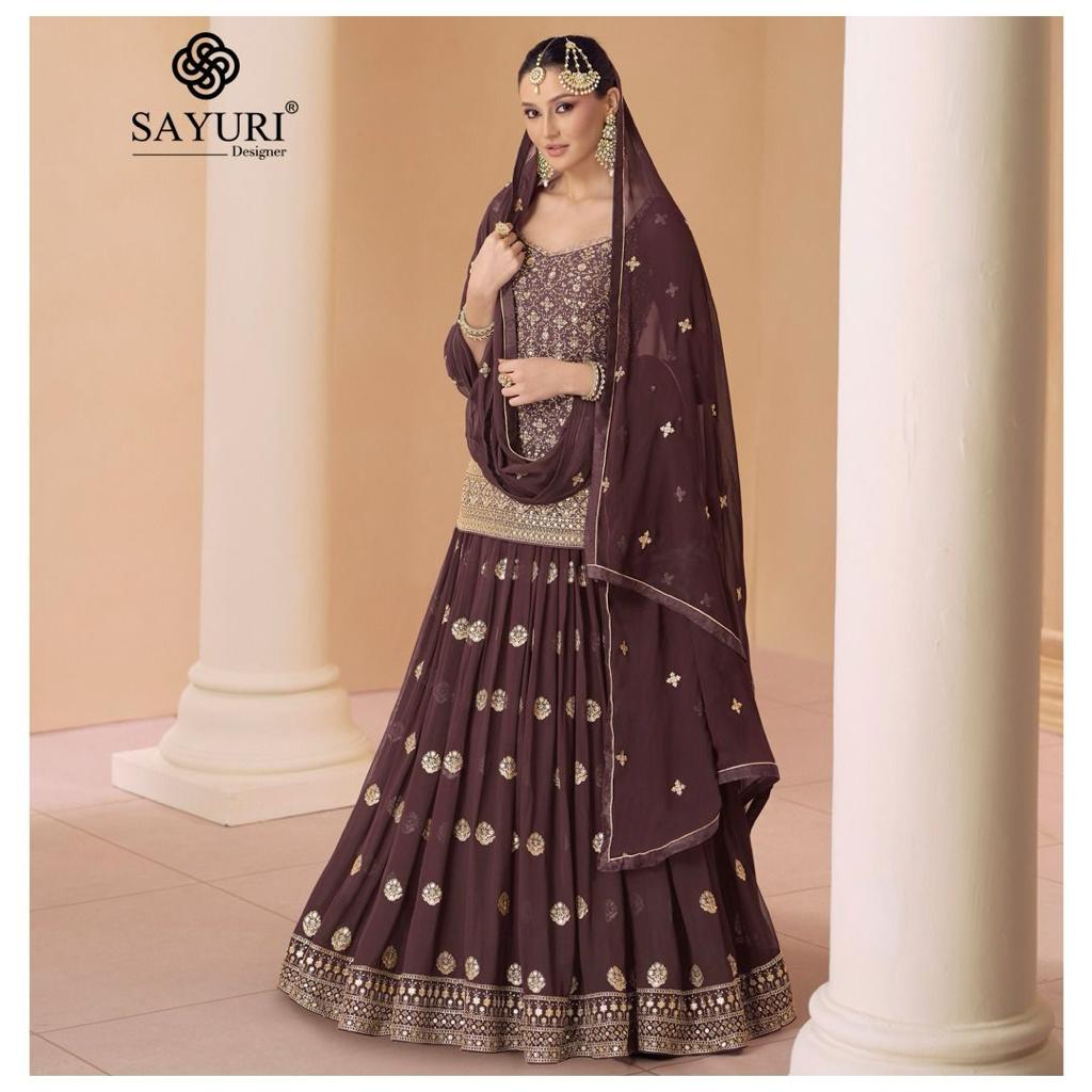 Sayuri Designer Sara Real Gerogette Wholesale Designer Salwar Suit Catalog - Image 2