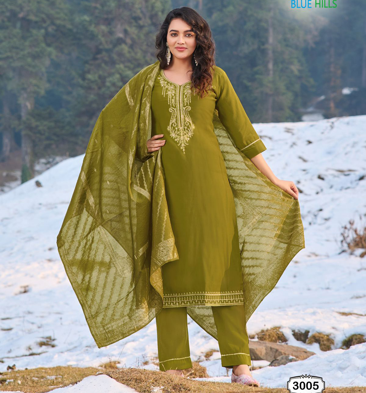 Blue Hills Jhanvi Vol 3 Roman Silk Wholesale Readymade Salwar Suit Catalog