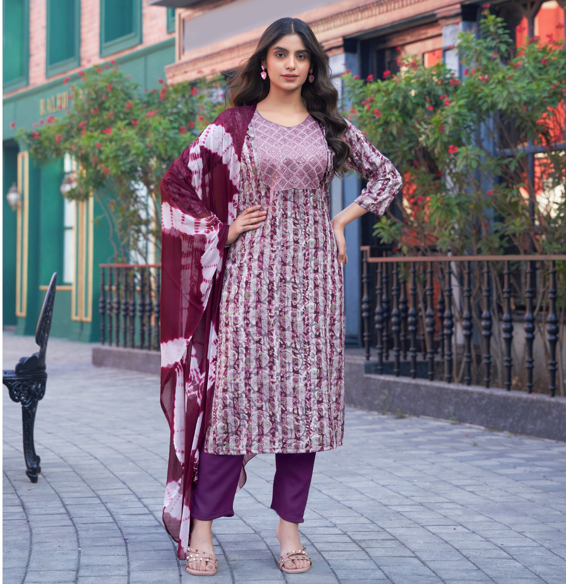 Mystic 9 Rubina Vol 6 Rayon Dulpatta Print Wholesale Readymade Salwar Suit Catalog