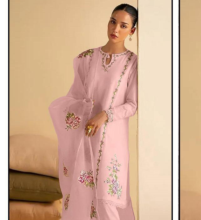 Hoor Tex Hf-90 A To D Viscous Silk Wholesale Pakistani Readymade Salwar Suit Catalog