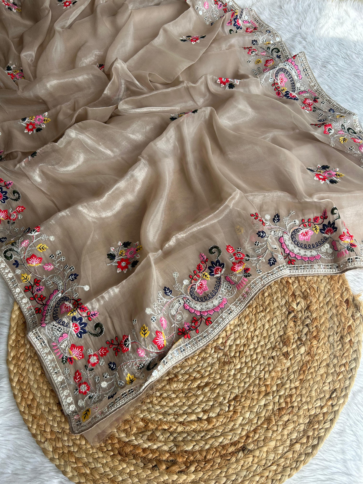 Bt-3136 Gimichu Wholesale Fancy Sarees Catalog - Image 4