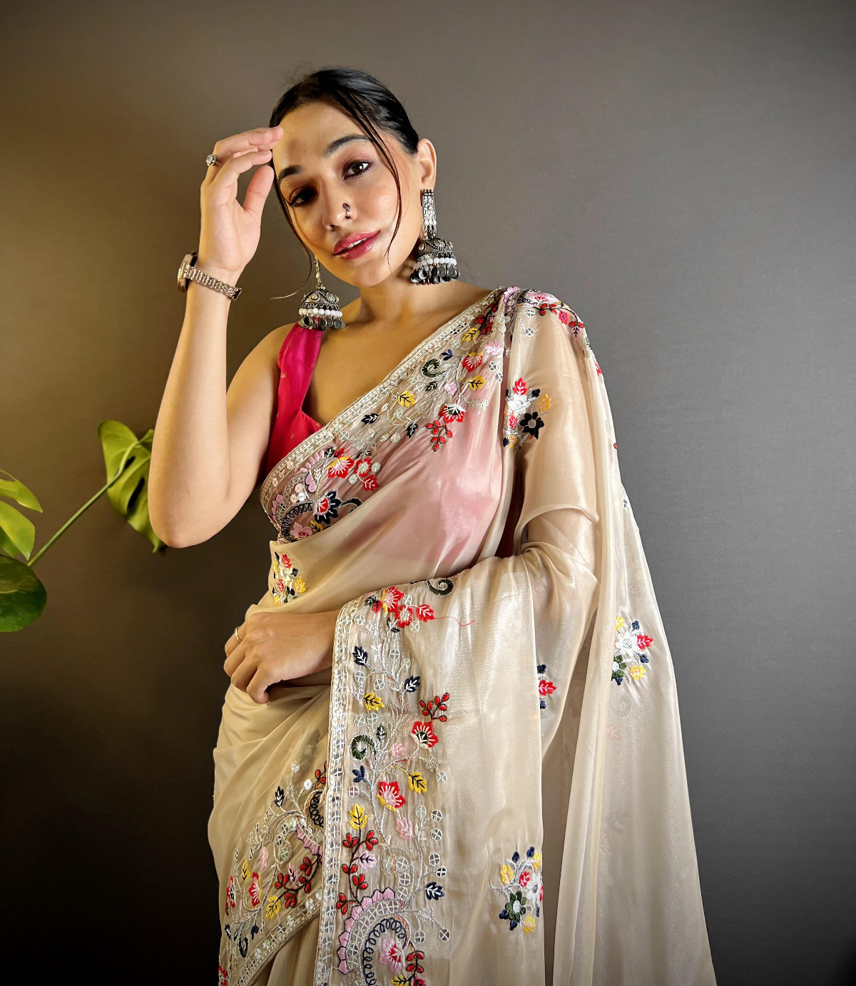 Bt-3136 Gimichu Wholesale Fancy Sarees Catalog