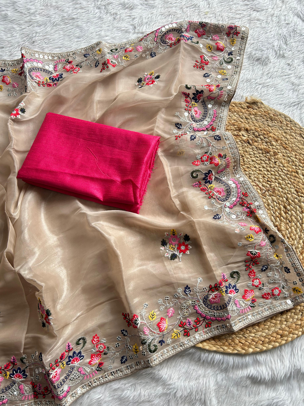 Bt-3136 Gimichu Wholesale Fancy Sarees Catalog - Image 6