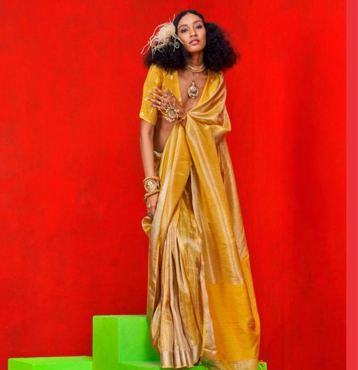 Rajtex Kontigo Pure Viscose Zari Tissue Wholesale Fancy Sarees Catalog