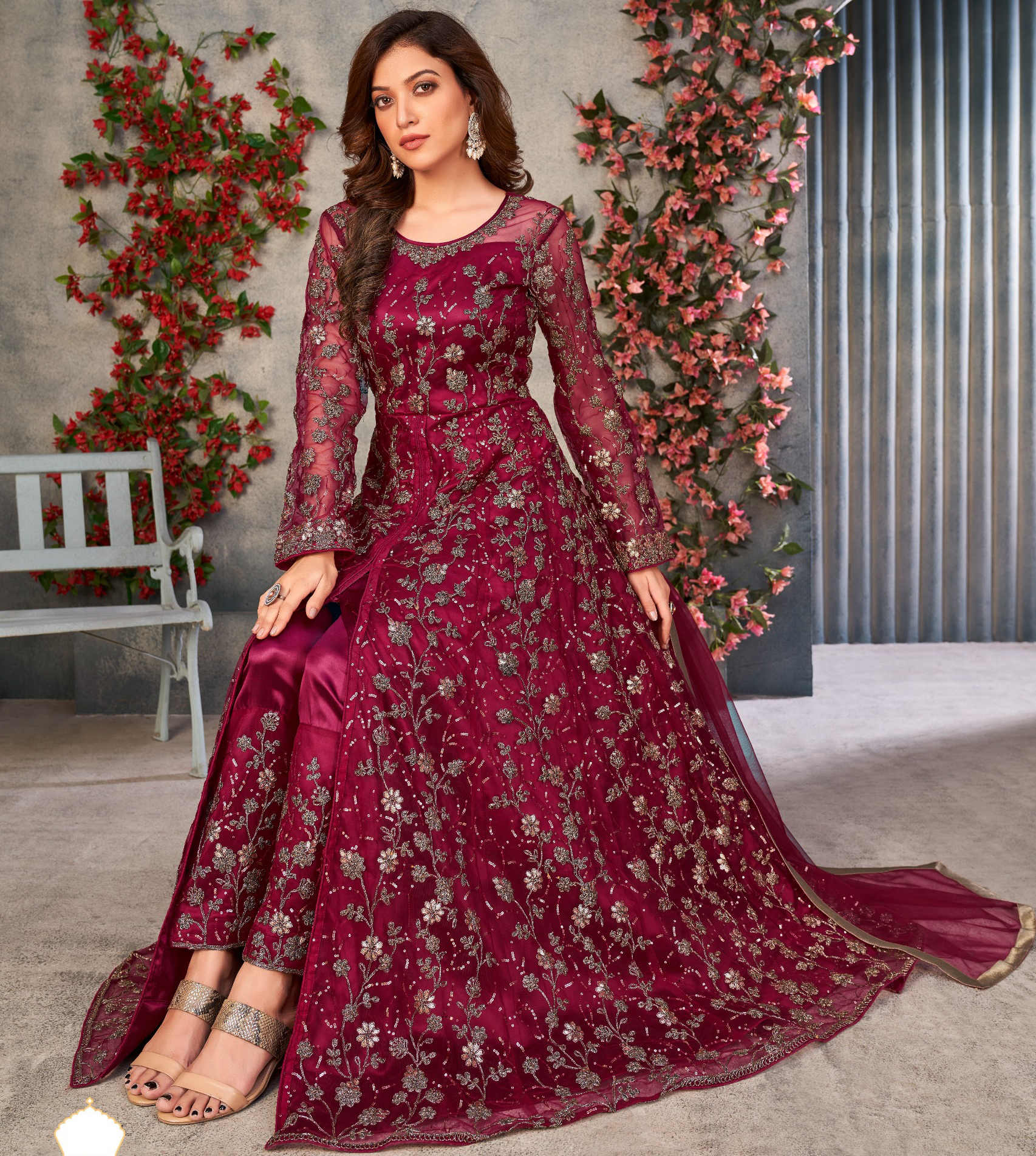 Anjubaa Vol 4 Net Wholesale Designer Salwar Suit Catalog