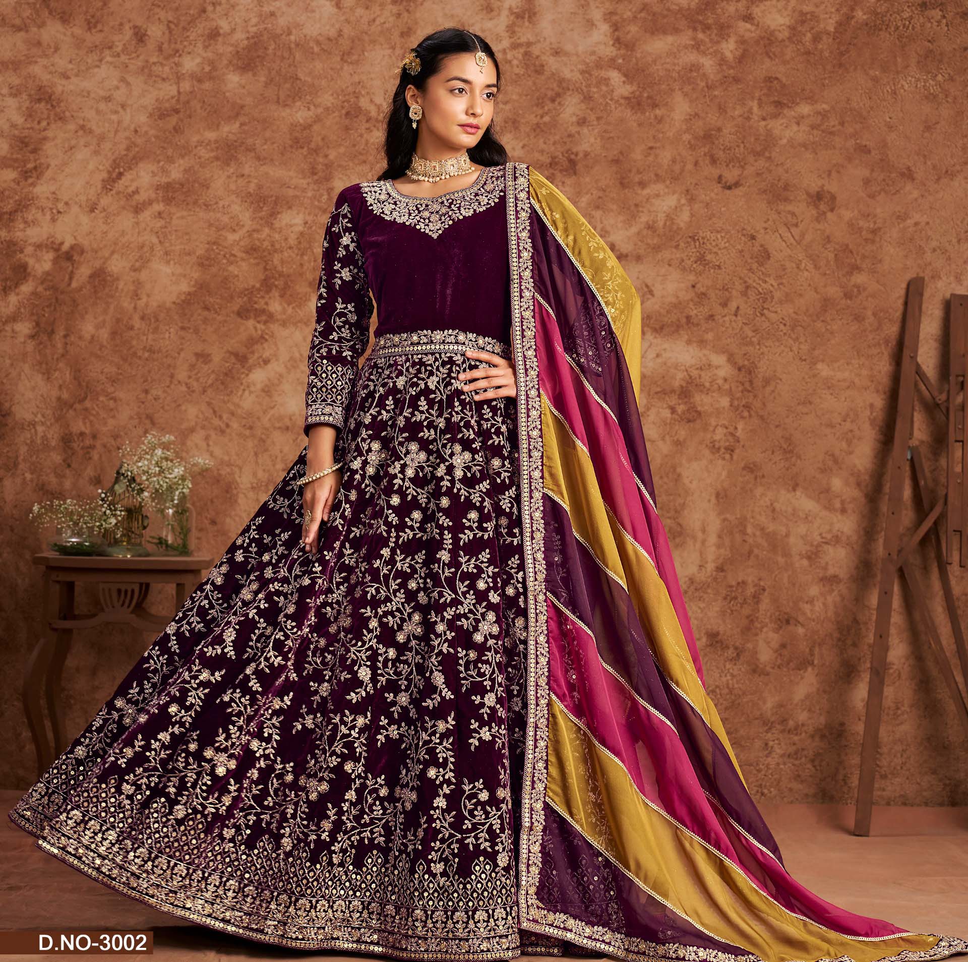 Twisha Vol-30 9000 Velvet Wholesale Designer Suit Catalog