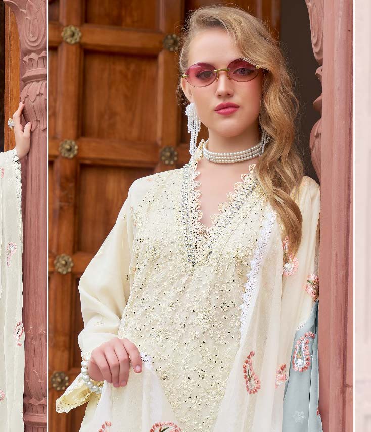 Fepic 1936 Organza Wholesale Pakistani Salwar Suit Catalog