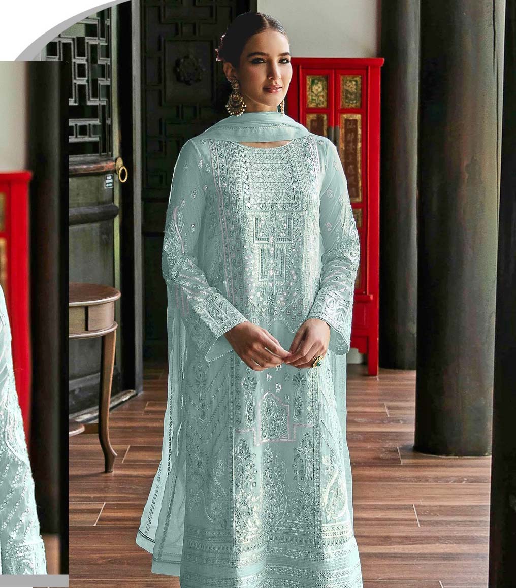 Fepic 1942 Georgette Wholesale Pakistani Salwar Suit Catalog