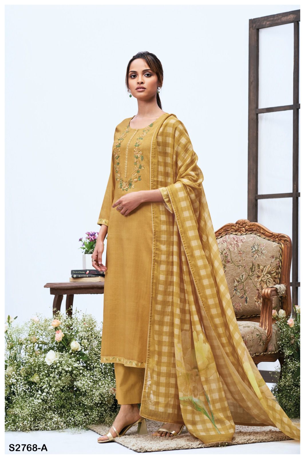 Ganga Alena 2768 Premium Cotton Dobby Printed Wholesale Designer Salwar Suit Catalog - Image 2