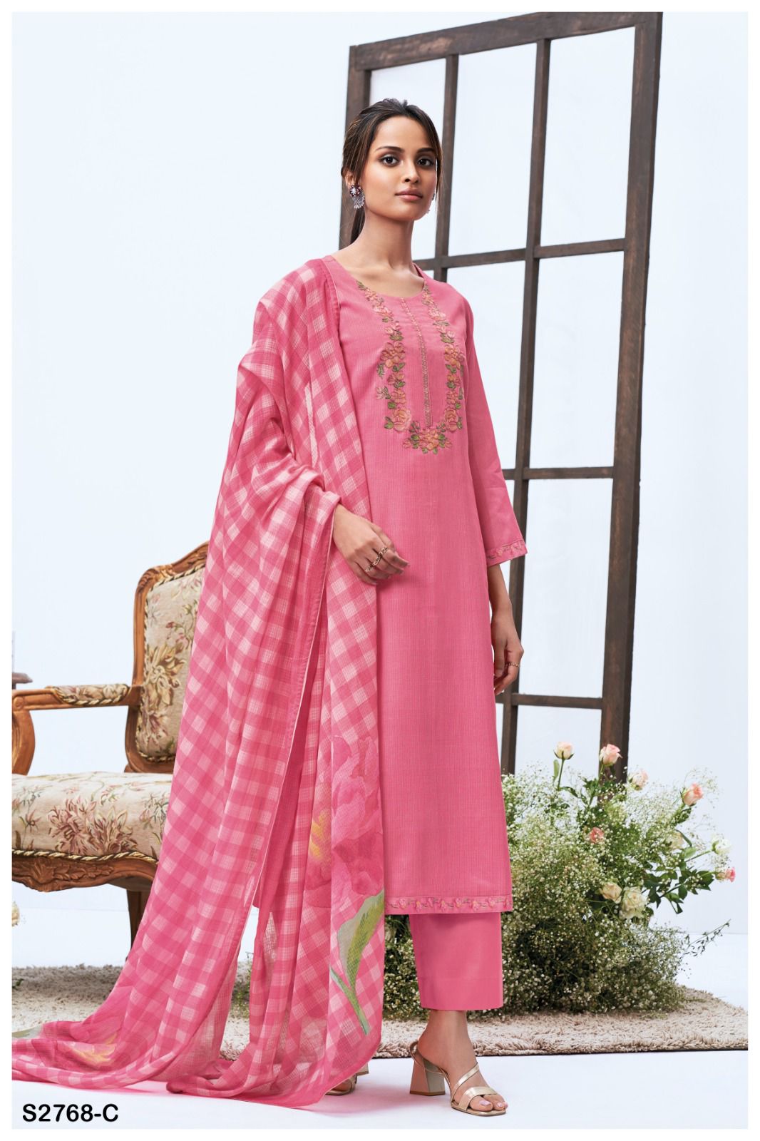 Ganga Alena 2768 Premium Cotton Dobby Printed Wholesale Designer Salwar Suit Catalog - Image 3