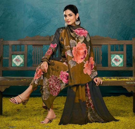 Glossy Jhakak Pure Natural Wholesale Fancy Salwar Suit Catalog