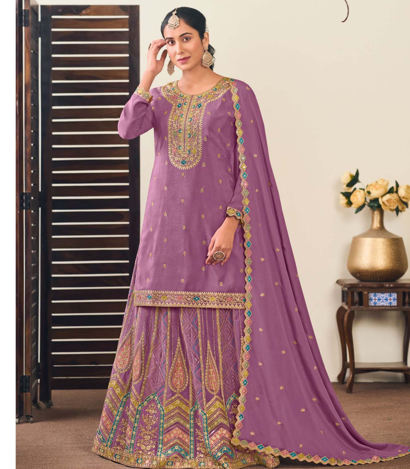 Radha Trendz Ghoomar  Vol 2 Heavy Premium Chinon Wholesale Designer Salwar Suit Catalog