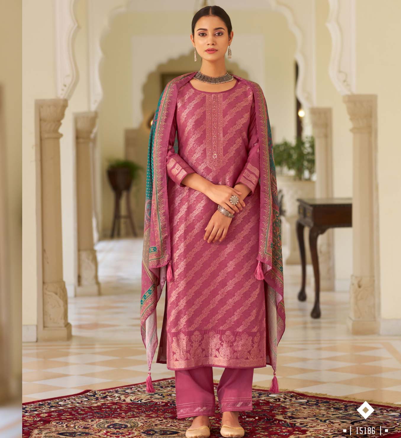 Triple A Kaya Viscos Muslin Jequard Wholesale Designer Salwar Suit Catalog