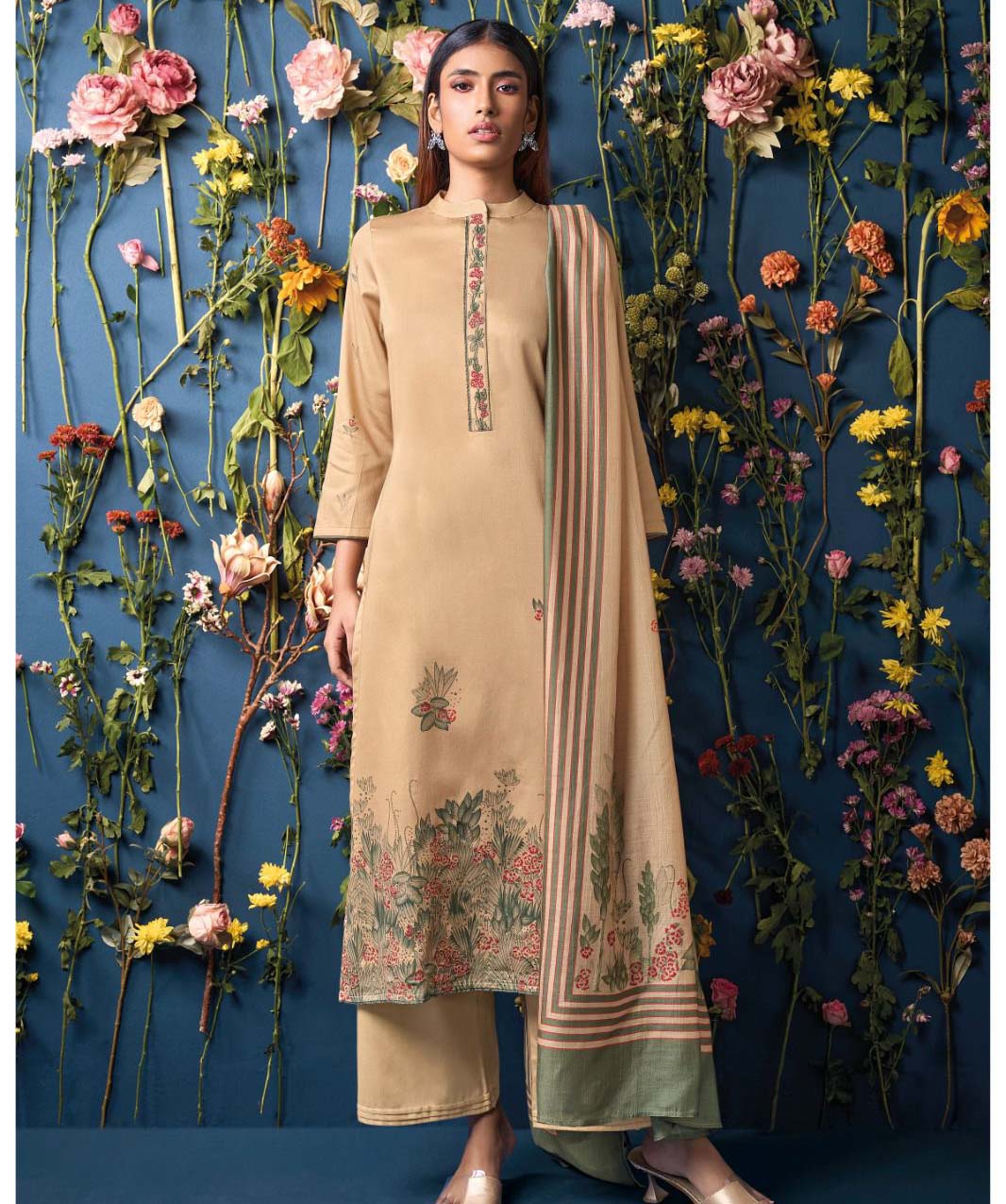 Ganga Hamsika 3071 Premium Cotton Satin Printed Wholesale Fancy Salwar Suit Catalog